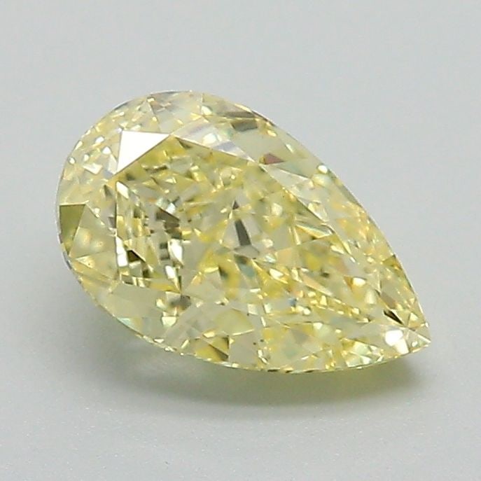 Loose Diamond - PEAR 1.09ct Fancy Yellow VS1: Loose Diamond - PEAR 1.09ct Fancy Yellow VS1 Source: This is a real non-mined Diamond that has been grown in a lab Shape: PEAR Carats: 1.09 Color: Fancy Yellow Certification: IGI Video: