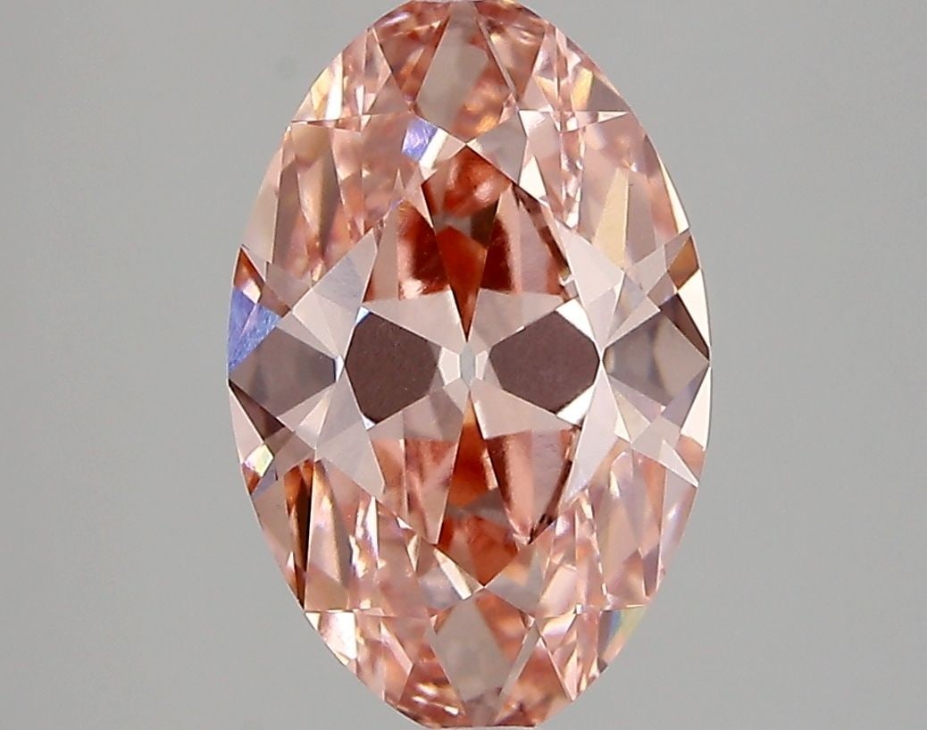 Loose Diamond - OVAL 2.77ct Fancy Vivid Pink VVS2 (1 of 1)