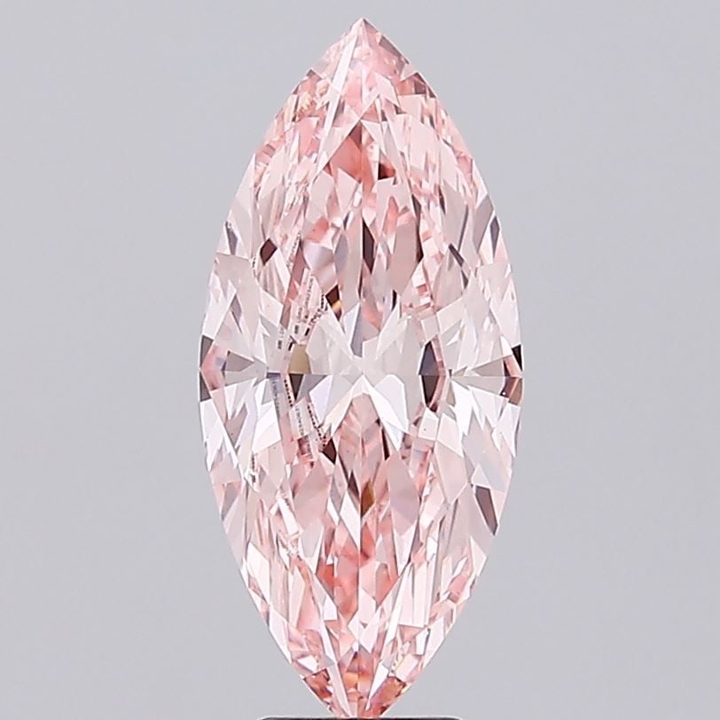 Loose Diamond - MARQUISE 5.02ct Fancy Intense Pink VS1: Loose Diamond - MARQUISE 5.02ct Fancy Intense Pink VS1 Source: This is a real non-mined Diamond that has been grown in a lab Shape: MARQUISE Carats: 5.02 Color: Fancy Intense Pink Certification: IGI V