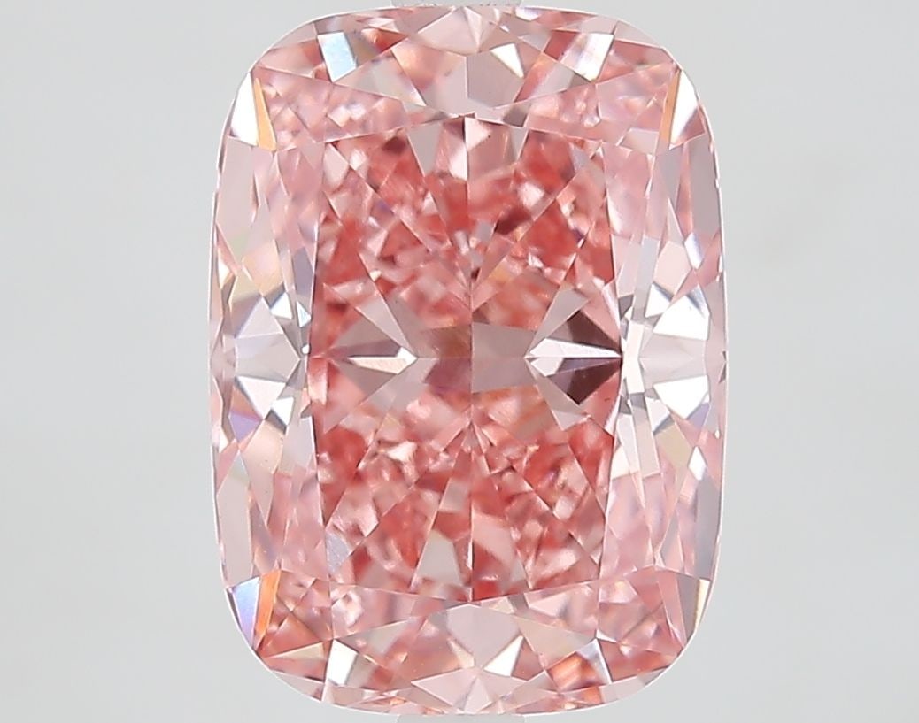 Loose Diamond - CUSHION MODIFIED 4.77ct Fancy Vivid Pink VS1 (1 of 1)