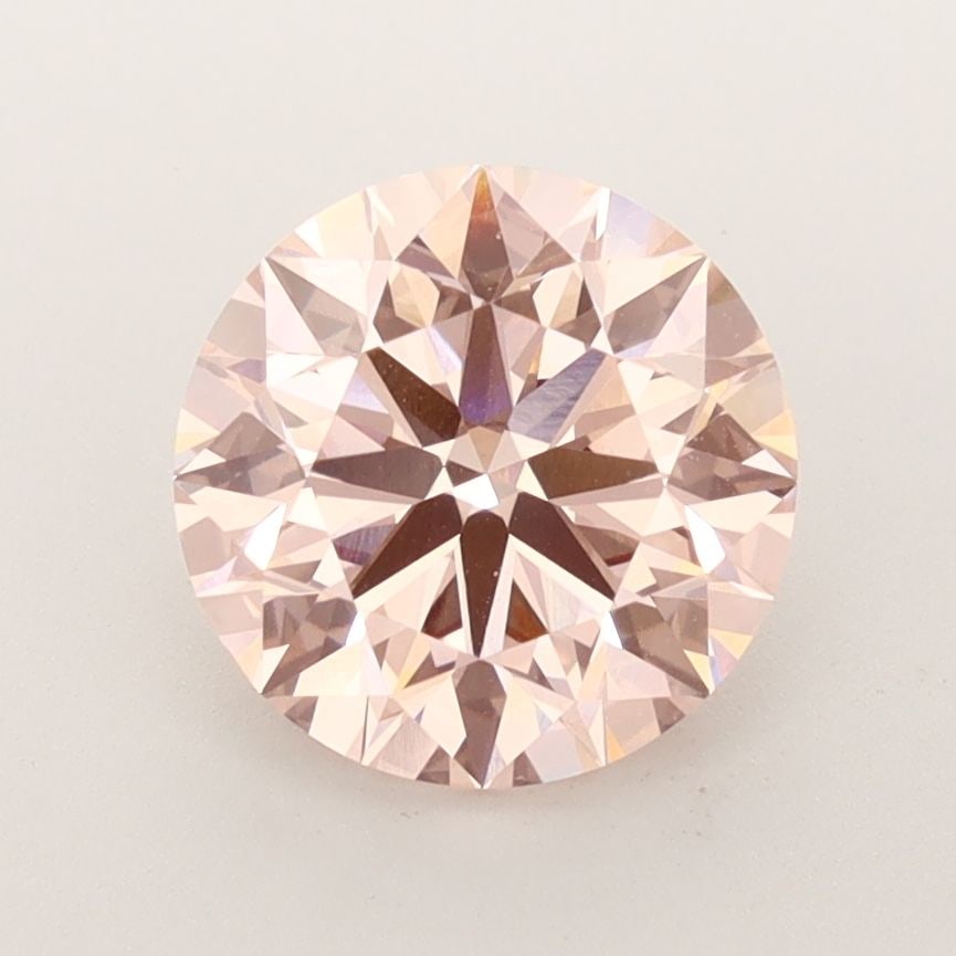 Ideal Loose Diamond - ROUND 3.42ct Fancy Intense Pink VS1 (1 of 1)