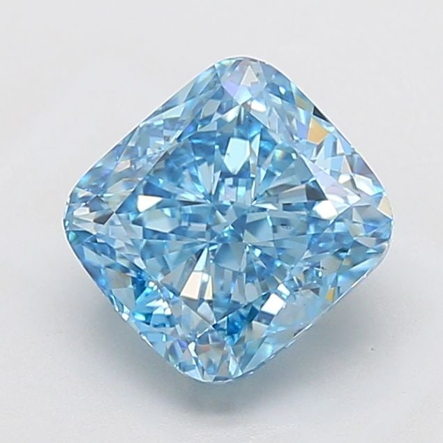 Loose Diamond - CUSHION MODIFIED 4.01ct Fancy Vivid Blue VS2: Loose Diamond - CUSHION MODIFIED 4.01ct Fancy Vivid Blue VS2 Source: This is a real non-mined Diamond that has been grown in a lab Shape: CUSHION MODIFIED Carats: 4.01 Color: Fancy Vivid Blue Certific