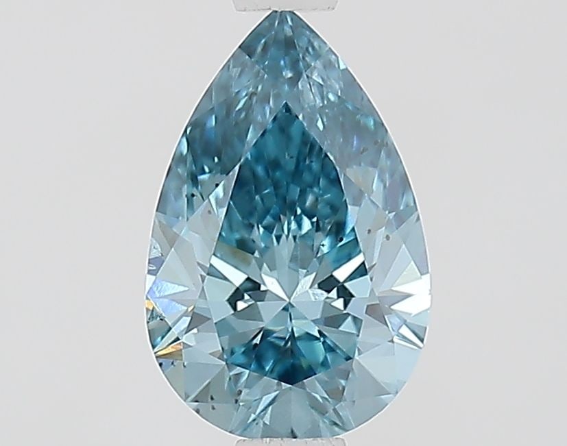 Loose Diamond - PEAR 1.0ct Fancy Vivid Blue SI1: Loose Diamond - PEAR 1.0ct Fancy Vivid Blue SI1 Source: This is a real non-mined Diamond that has been grown in a lab Shape: PEAR Carats: 1.0 Color: Fancy Vivid Blue Certification: IGI Video: Video