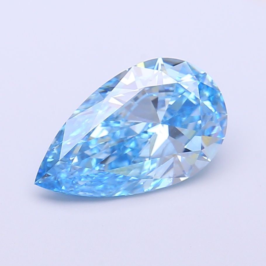 Loose Diamond - PEAR 2.5ct Fancy Vivid Blue VS2: Loose Diamond - PEAR 2.5ct Fancy Vivid Blue VS2 Source: This is a real non-mined Diamond that has been grown in a lab Shape: PEAR Carats: 2.5 Color: Fancy Vivid Blue Certification: IGI Video: Video