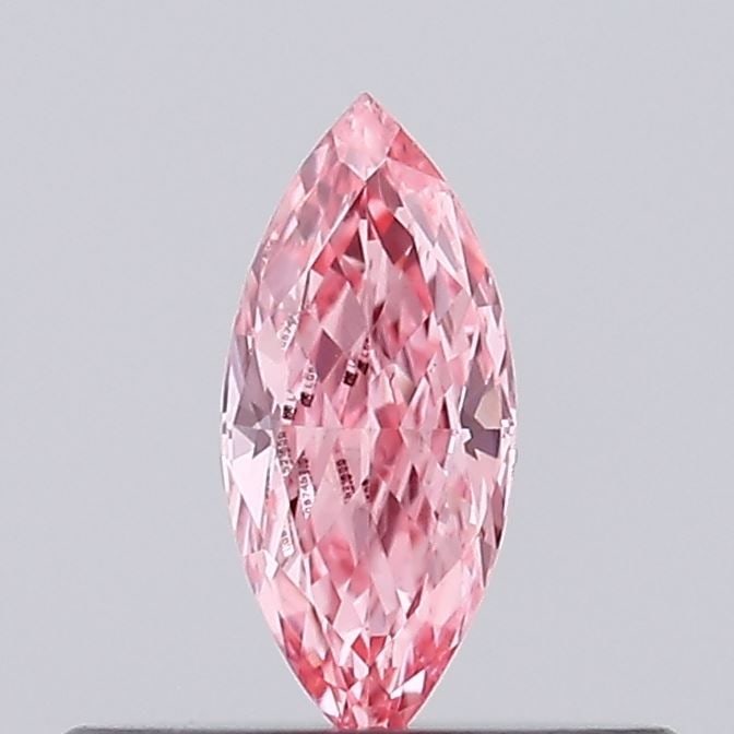 Loose Diamond - MARQUISE 0.16ct Fancy Vivid Pink VS1: Loose Diamond - MARQUISE 0.16ct Fancy Vivid Pink VS1 Source: This is a real non-mined Diamond that has been grown in a lab Shape: MARQUISE Carats: 0.16 Color: Fancy Vivid Pink Certification: IGI Video