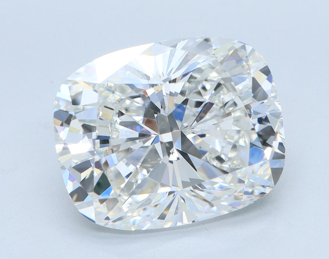 Loose Diamond - CUSHION 4.02ct F VS2: Loose Diamond - CUSHION 4.02ct F VS2 Source: This is a real non-mined Diamond that has been grown in a lab Shape: CUSHION Carats: 4.02 Color: F Clarity: VS2 Certification: IGI Condition: Pre-Owned PLE