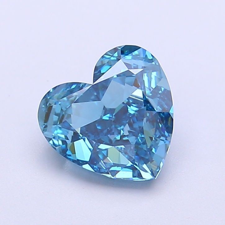 Loose Diamond - HEART 1.66ct Fancy Vivid Blue VVS2: Loose Diamond - HEART 1.66ct Fancy Vivid Blue VVS2 Source: This is a real non-mined Diamond that has been grown in a lab Shape: HEART Carats: 1.66 Color: Fancy Vivid Blue Certification: IGI Video:
