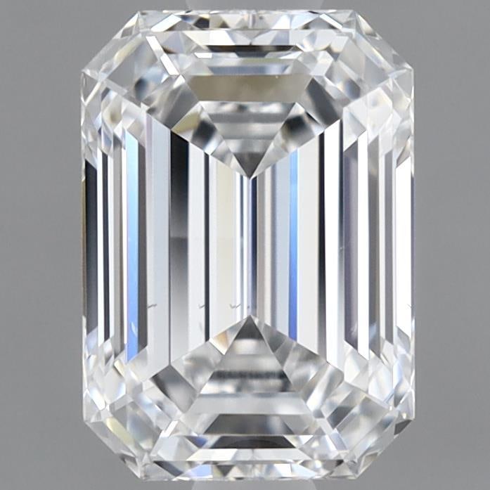 Loose Diamond - EMERALD 1.06ct D VS2: Loose Diamond - EMERALD 1.06ct D VS2 Source: This is a real non-mined Diamond that has been grown in a lab Shape: EMERALD Carats: 1.06 Color: D Clarity: VS2 Certification: IGI Condition: Pre-Owned PLE