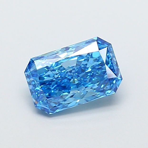 Loose Diamond - RADIANT 1.51ct Fancy Vivid Blue VS1: Loose Diamond - RADIANT 1.51ct Fancy Vivid Blue VS1 Source: This is a real non-mined Diamond that has been grown in a lab Shape: RADIANT Carats: 1.51 Color: Fancy Vivid Blue Certification: IGI Video: