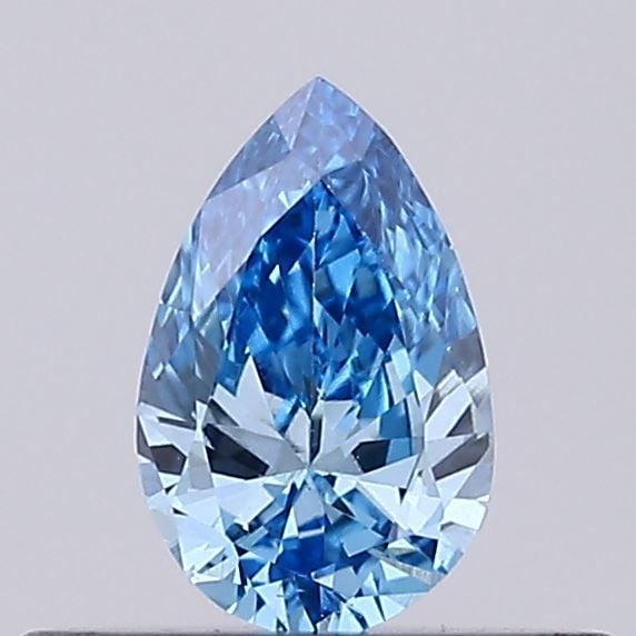 Loose Diamond - PEAR 0.19ct Fancy Vivid Blue VS1: Loose Diamond - PEAR 0.19ct Fancy Vivid Blue VS1 Source: This is a real non-mined Diamond that has been grown in a lab Shape: PEAR Carats: 0.19 Color: Fancy Vivid Blue Certification: IGI Video: Video
