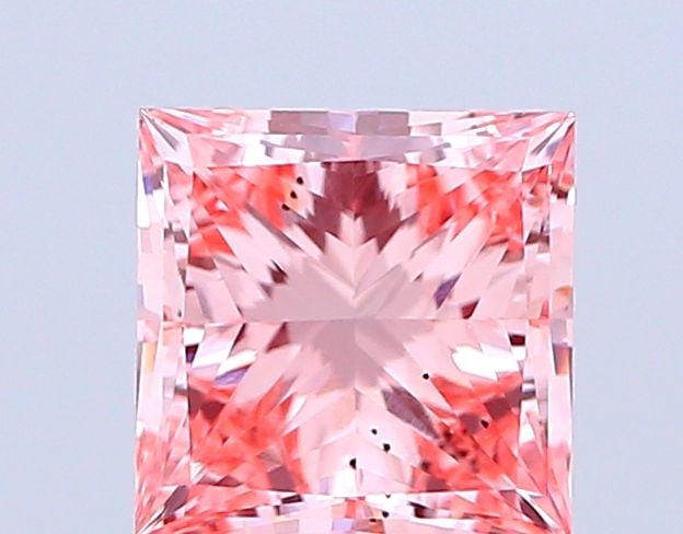 Loose Diamond - PRINCESS 1.62ct Fancy Vivid Pink VS2: Loose Diamond - PRINCESS 1.62ct Fancy Vivid Pink VS2 Source: This is a real non-mined Diamond that has been grown in a lab Shape: PRINCESS Carats: 1.62 Color: Fancy Vivid Pink Certification: IGI