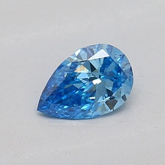 Loose Diamond - PEAR 0.14ct Fancy Vivid Blue VVS2: Loose Diamond - PEAR 0.14ct Fancy Vivid Blue VVS2 Source: This is a real non-mined Diamond that has been grown in a lab Shape: PEAR Carats: 0.14 Color: Fancy Vivid Blue Certification: IGI PLEASE