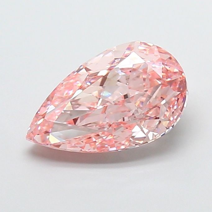 Loose Diamond - PEAR 3.53ct Fancy Vivid Pink VS1: Loose Diamond - PEAR 3.53ct Fancy Vivid Pink VS1 Source: This is a real non-mined Diamond that has been grown in a lab Shape: PEAR Carats: 3.53 Color: Fancy Vivid Pink Certification: IGI Video: Video