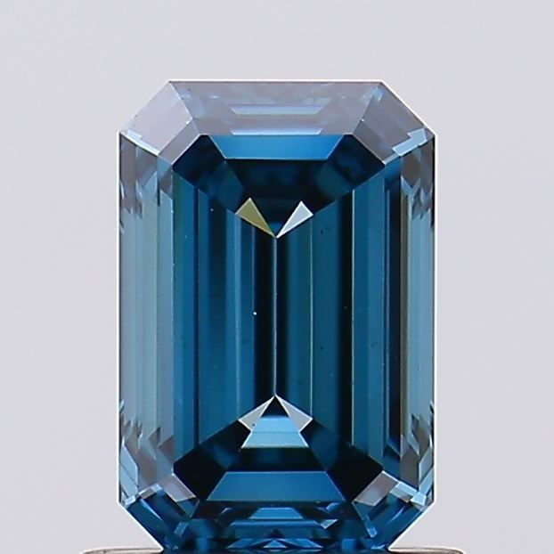 Loose Diamond - EMERALD 1.03ct Fancy Blue VS1: Loose Diamond - EMERALD 1.03ct Fancy Blue VS1 Source: This is a real non-mined Diamond that has been grown in a lab Shape: EMERALD Carats: 1.03 Color: Fancy Blue Certification: NONE Video: