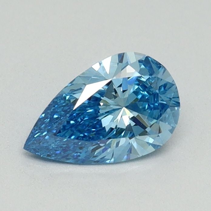 Loose Diamond - PEAR 0.56ct Fancy Blue VS1: Loose Diamond - PEAR 0.56ct Fancy Blue VS1 Source: This is a real non-mined Diamond that has been grown in a lab Shape: PEAR Carats: 0.56 Color: Fancy Blue Certification: NONE Video: Video Link