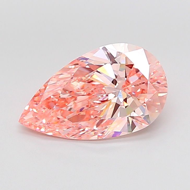 Loose Diamond - PEAR 5.01ct Fancy Vivid Pink VS1: Loose Diamond - PEAR 5.01ct Fancy Vivid Pink VS1 Source: This is a real non-mined Diamond that has been grown in a lab Shape: PEAR Carats: 5.01 Color: Fancy Vivid Pink Certification: IGI Video: