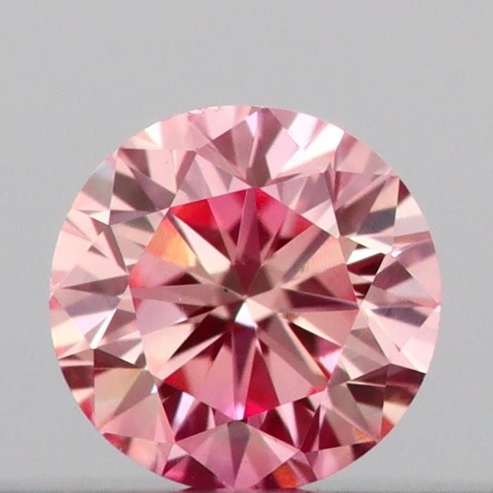 Loose Diamond - ROUND 0.13ct Fancy Intense Pink VS1: Loose Diamond - ROUND 0.13ct Fancy Intense Pink VS1 Source: This is a real non-mined Diamond that has been grown in a lab Shape: ROUND Carats: 0.13 Color: Fancy Intense Pink Certification: IGI Video: