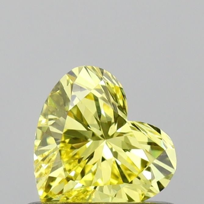 Loose Diamond - HEART 0.47ct Fancy Vivid Yellow VS1: Loose Diamond - HEART 0.47ct Fancy Vivid Yellow VS1 Source: This is a real non-mined Diamond that has been grown in a lab Shape: HEART Carats: 0.47 Color: Fancy Vivid Yellow Certification: IGI Video: