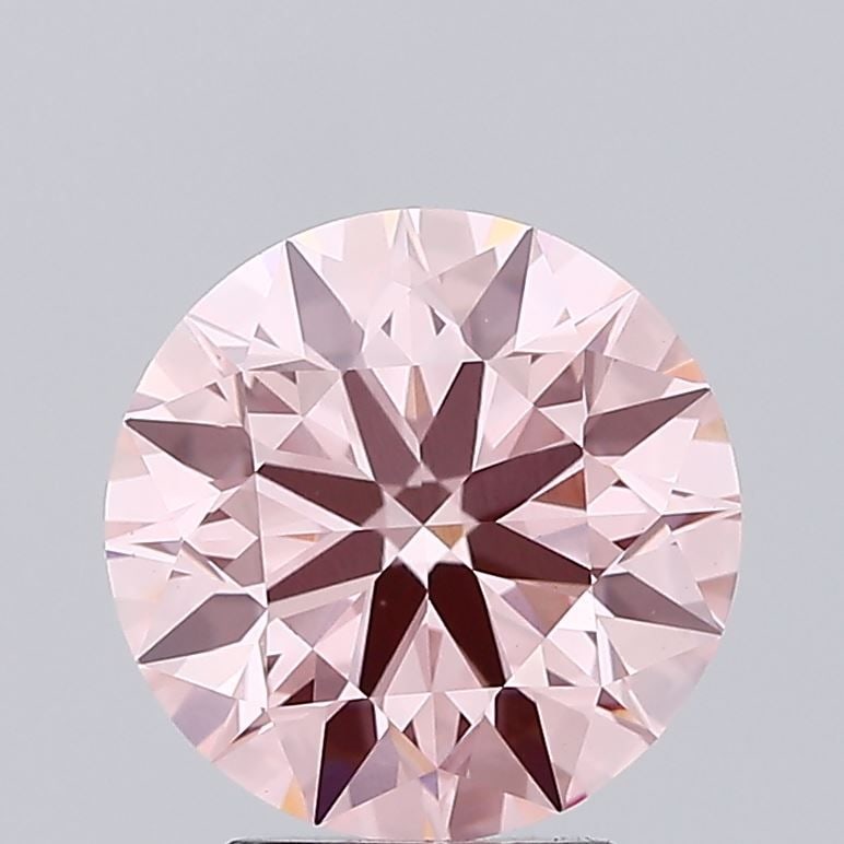 Ideal Loose Diamond - ROUND 2.76ct Fancy Vivid Pink VS1: Ideal Loose Diamond - ROUND 2.76ct Fancy Vivid Pink VS1 Source: This is a real non-mined Diamond that has been grown in a lab Shape: ROUND Carats: 2.76 Color: Fancy Vivid Pink Certification: IGI Video