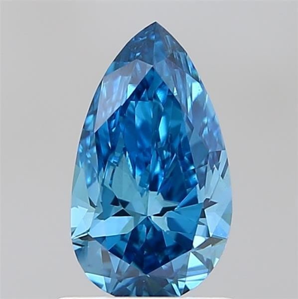 Loose Diamond - PEAR 1.02ct Fancy Vivid Blue VS1: Loose Diamond - PEAR 1.02ct Fancy Vivid Blue VS1 Source: This is a real non-mined Diamond that has been grown in a lab Shape: PEAR Carats: 1.02 Color: Fancy Vivid Blue Certification: IGI Video: Video