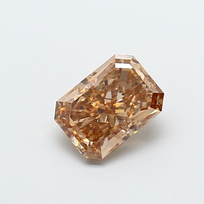 Loose Diamond - RADIANT 1.15ct Fancy Light Brown VS1: Loose Diamond - RADIANT 1.15ct Fancy Light Brown VS1 Source: This is a real non-mined Diamond that has been grown in a lab Shape: RADIANT Carats: 1.15 Color: Fancy Light Brown Certification: IGI Video
