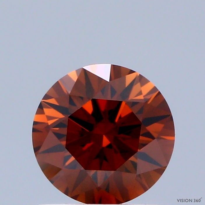 Loose Diamond - ROUND 0.72ct Fancy Deep Orange VVS2 (1 of 1)
