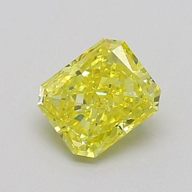 Loose Diamond - RADIANT 0.82ct Fancy Vivid Yellow VS1: Loose Diamond - RADIANT 0.82ct Fancy Vivid Yellow VS1 Source: This is a real non-mined Diamond that has been grown in a lab Shape: RADIANT Carats: 0.82 Color: Fancy Vivid Yellow Certification: IGI Vid