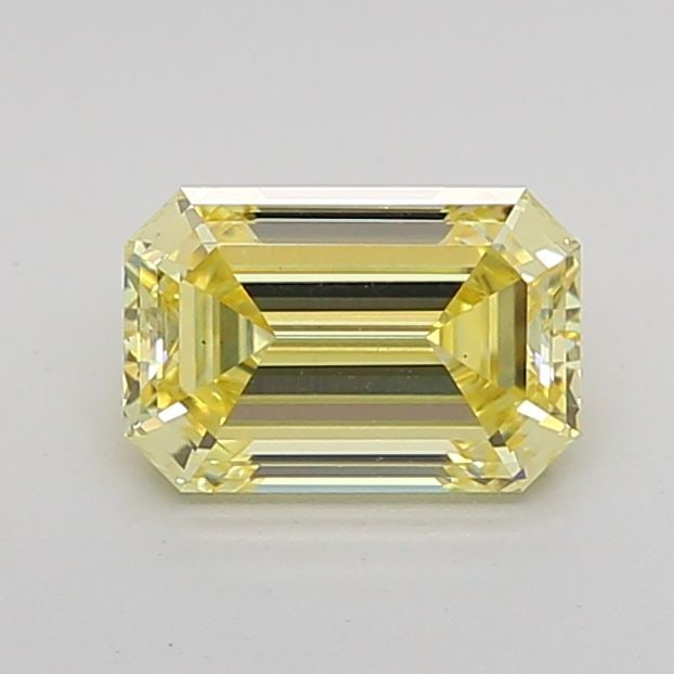 Loose Diamond - EMERALD 1.02ct Fancy Intense Yellow VS2: Loose Diamond - EMERALD 1.02ct Fancy Intense Yellow VS2 Source: This is a real non-mined Diamond that has been grown in a lab Shape: EMERALD Carats: 1.02 Color: Fancy Intense Yellow Certification: