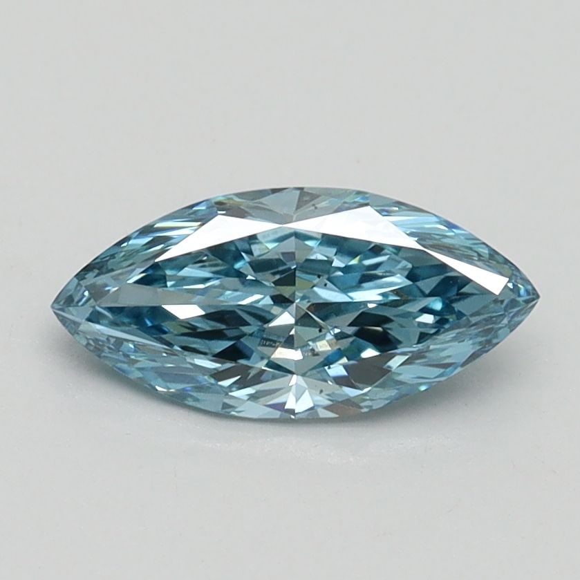 Loose Diamond - MARQUISE 0.71ct Fancy Intense Blue VS2: Loose Diamond - MARQUISE 0.71ct Fancy Intense Blue VS2 Source: This is a real non-mined Diamond that has been grown in a lab Shape: MARQUISE Carats: 0.71 Color: Fancy Intense Blue Certification: IGI