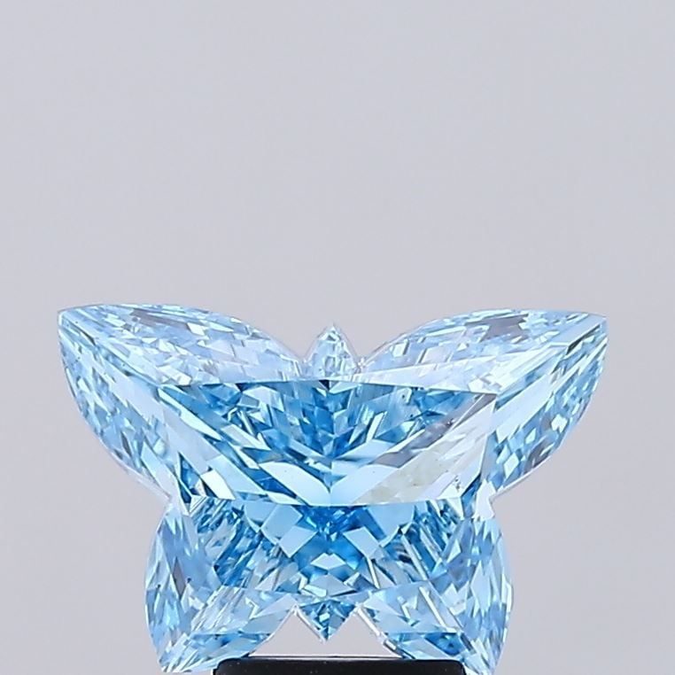 Loose Diamond - OTHER 4.72ct Fancy Vivid Blue VS1: Loose Diamond - OTHER 4.72ct Fancy Vivid Blue VS1 Source: This is a real non-mined Diamond that has been grown in a lab Shape: OTHER Carats: 4.72 Color: Fancy Vivid Blue Certification: IGI Video: