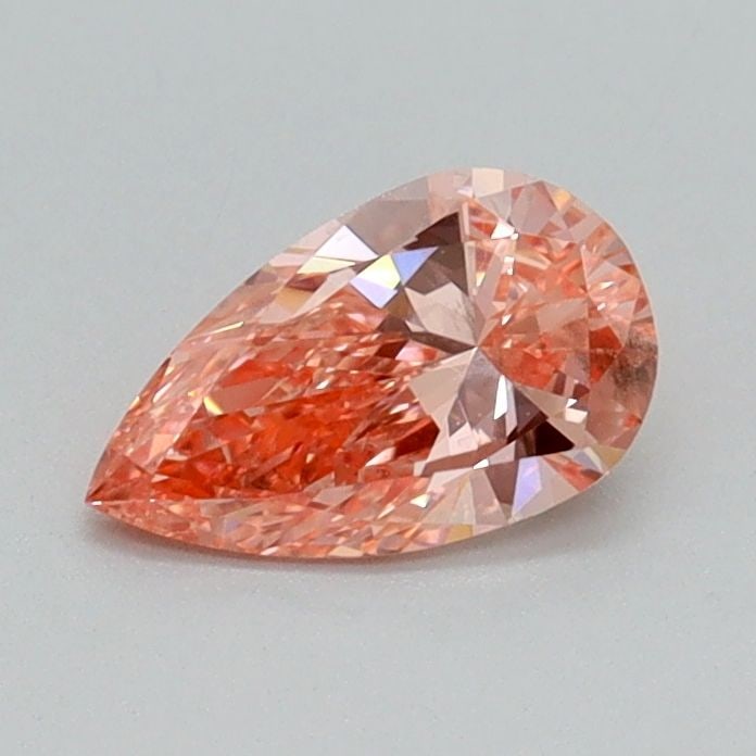 Loose Diamond - PEAR 0.53ct Fancy Vivid Pink SI1: Loose Diamond - PEAR 0.53ct Fancy Vivid Pink SI1 Source: This is a real non-mined Diamond that has been grown in a lab Shape: PEAR Carats: 0.53 Color: Fancy Vivid Pink Certification: IGI Video: Video