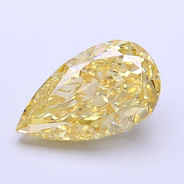 Loose Diamond - PEAR 2.02ct Fancy Intense Yellow VS1: Loose Diamond - PEAR 2.02ct Fancy Intense Yellow VS1 Source: This is a real non-mined Diamond that has been grown in a lab Shape: PEAR Carats: 2.02 Color: Fancy Intense Yellow Certification: IGI