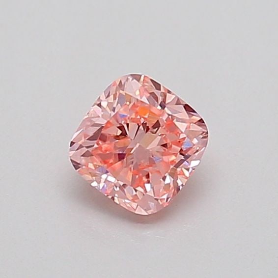 Loose Diamond - CUSHION MODIFIED 0.43ct Fancy Vivid Pink VS1: Loose Diamond - CUSHION MODIFIED 0.43ct Fancy Vivid Pink VS1 Source: This is a real non-mined Diamond that has been grown in a lab Shape: CUSHION MODIFIED Carats: 0.43 Color: Fancy Vivid Pink Certific