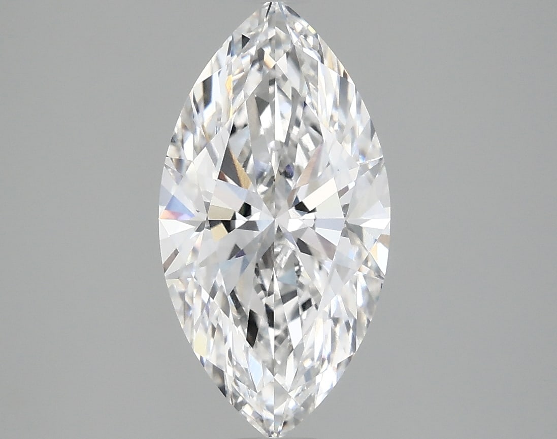 Loose Diamond - MARQUISE 2.07ct D VS1: Loose Diamond - MARQUISE 2.07ct D VS1 Source: This is a real non-mined Diamond that has been grown in a lab Shape: MARQUISE Carats: 2.07 Color: D Clarity: VS1 Certification: IGI Condition: Pre-Owned