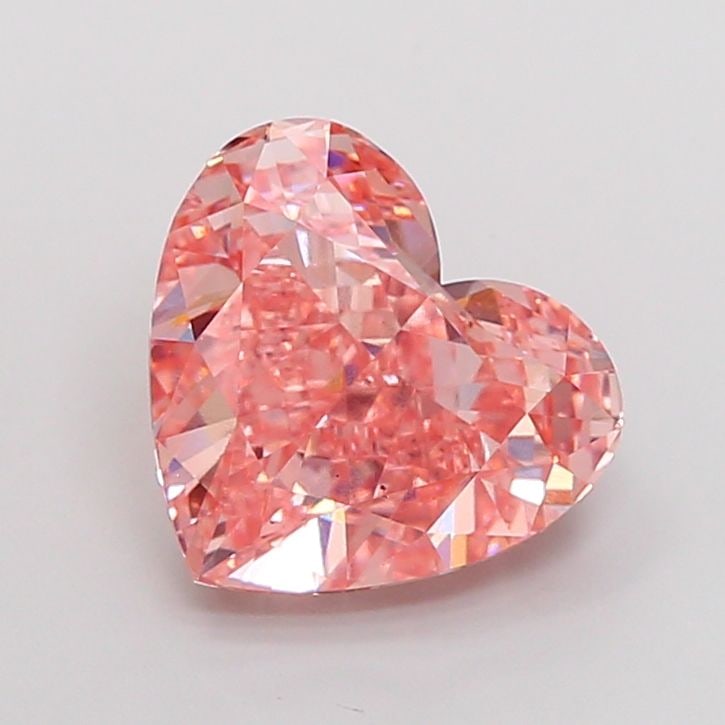 Loose Diamond - HEART 5.0ct Fancy Vivid Pink VS2: Loose Diamond - HEART 5.0ct Fancy Vivid Pink VS2 Source: This is a real non-mined Diamond that has been grown in a lab Shape: HEART Carats: 5.0 Color: Fancy Vivid Pink Certification: IGI Video: Video