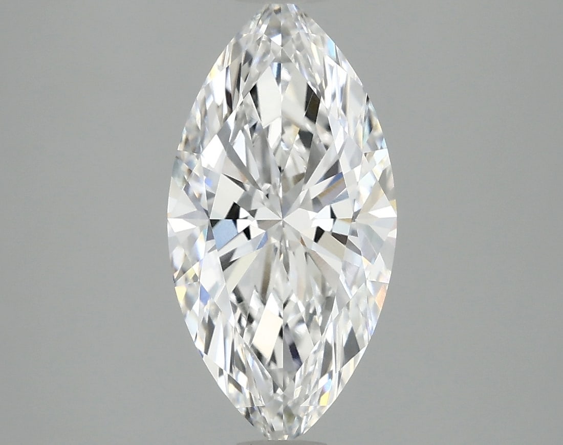 Loose Diamond - MARQUISE 2.07ct E VVS2: Loose Diamond - MARQUISE 2.07ct E VVS2 Source: This is a real non-mined Diamond that has been grown in a lab Shape: MARQUISE Carats: 2.07 Color: E Clarity: VVS2 Certification: IGI Condition: