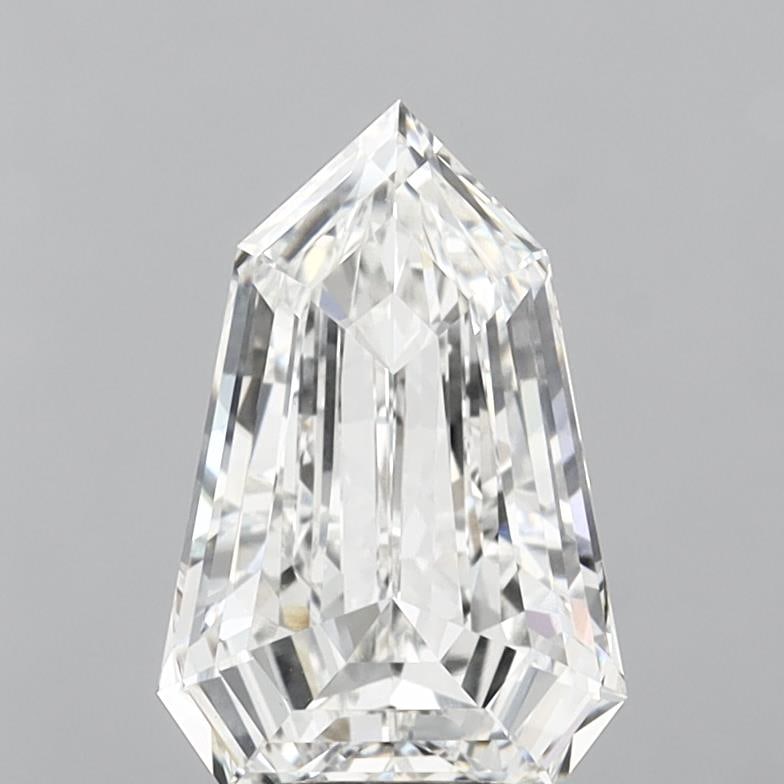 Loose Diamond - SHIELD 5.01ct F VVS2: Loose Diamond - SHIELD 5.01ct F VVS2 Source: This is a real non-mined Diamond that has been grown in a lab Shape: SHIELD Carats: 5.01 Color: F Clarity: VVS2 Certification: IGI Condition: Pre-Owned PLE