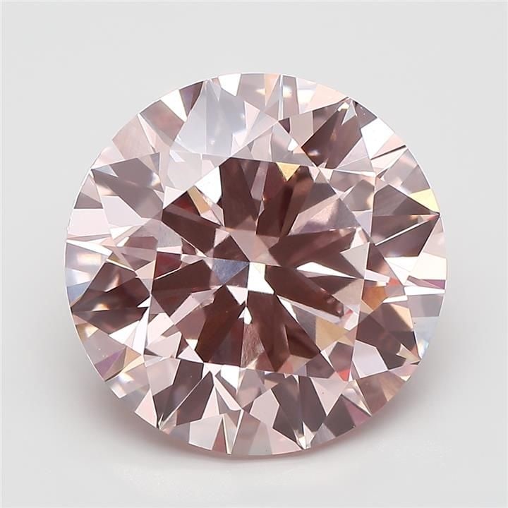 Ideal Loose Diamond - ROUND 9.04ct Fancy Pink VVS2: Ideal Loose Diamond - ROUND 9.04ct Fancy Pink VVS2 Source: This is a real non-mined Diamond that has been grown in a lab Shape: ROUND Carats: 9.04 Color: Fancy Pink Certification: IGI Video: