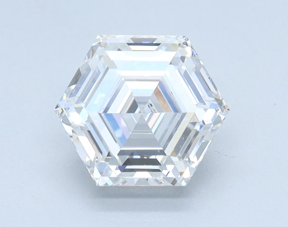 Loose Diamond - HEXAGONAL STEP CUT 1.36ct D VVS2 (1 of 1)