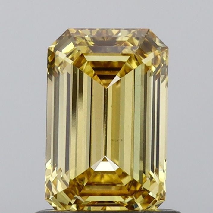 Loose Diamond - EMERALD 1.0ct Fancy Vivid Yellow VS1: Loose Diamond - EMERALD 1.0ct Fancy Vivid Yellow VS1 Source: This is a real non-mined Diamond that has been grown in a lab Shape: EMERALD Carats: 1.0 Color: Fancy Vivid Yellow Certification: NONE Vide