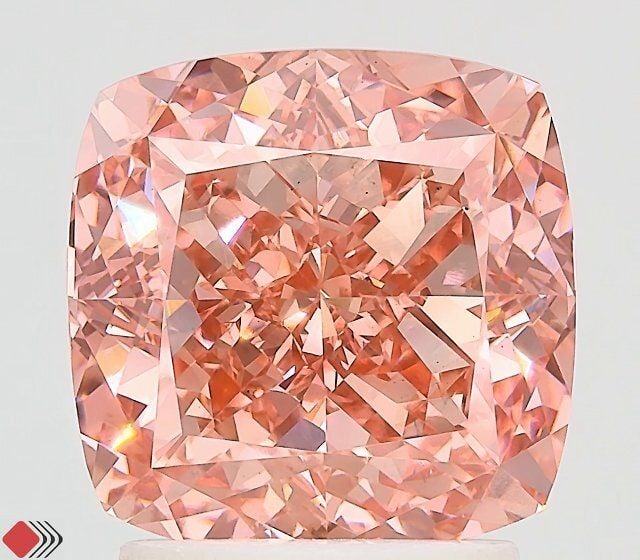 Loose Diamond - CUSHION MODIFIED 3.01ct Fancy Vivid Pink VS1: Loose Diamond - CUSHION MODIFIED 3.01ct Fancy Vivid Pink VS1 Source: This is a real non-mined Diamond that has been grown in a lab Shape: CUSHION MODIFIED Carats: 3.01 Color: Fancy Vivid Pink