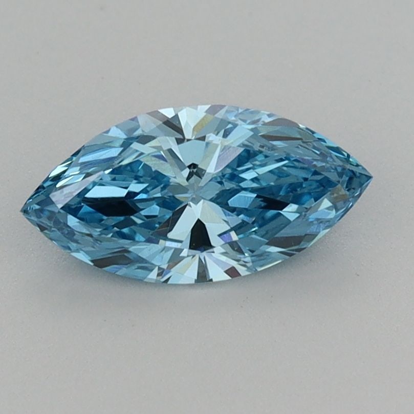 Loose Diamond - MARQUISE 0.72ct Fancy Vivid Blue VS1: Loose Diamond - MARQUISE 0.72ct Fancy Vivid Blue VS1 Source: This is a real non-mined Diamond that has been grown in a lab Shape: MARQUISE Carats: 0.72 Color: Fancy Vivid Blue Certification: IGI Video