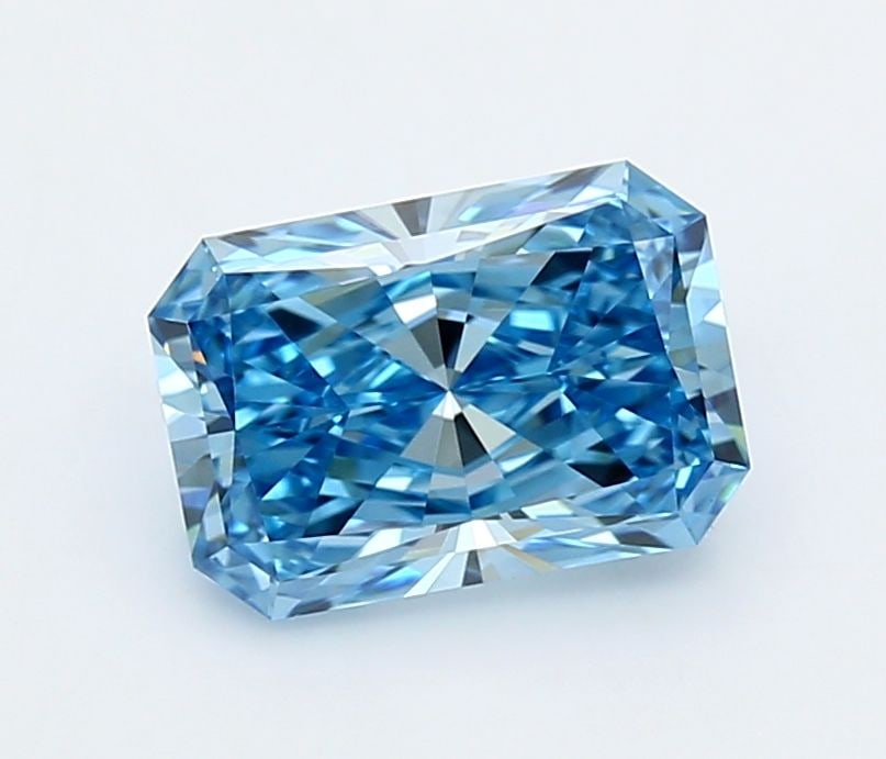 Loose Diamond - RADIANT 2.03ct Fancy Vivid Blue VVS2: Loose Diamond - RADIANT 2.03ct Fancy Vivid Blue VVS2 Source: This is a real non-mined Diamond that has been grown in a lab Shape: RADIANT Carats: 2.03 Color: Fancy Vivid Blue Certification: IGI