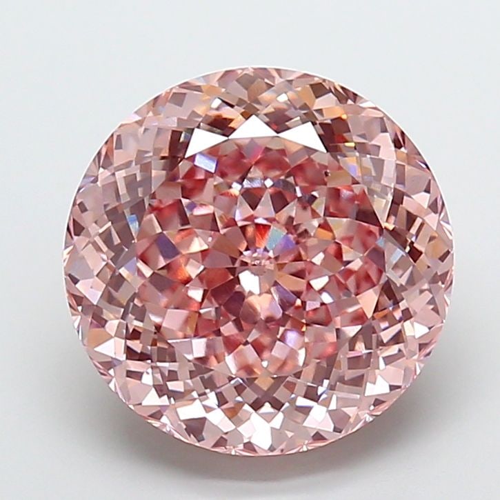 Loose Diamond - ROUND 10.06ct Fancy Intense Pink VS1: Loose Diamond - ROUND 10.06ct Fancy Intense Pink VS1 Source: This is a real non-mined Diamond that has been grown in a lab Shape: ROUND Carats: 10.06 Color: Fancy Intense Pink Certification: IGI Video