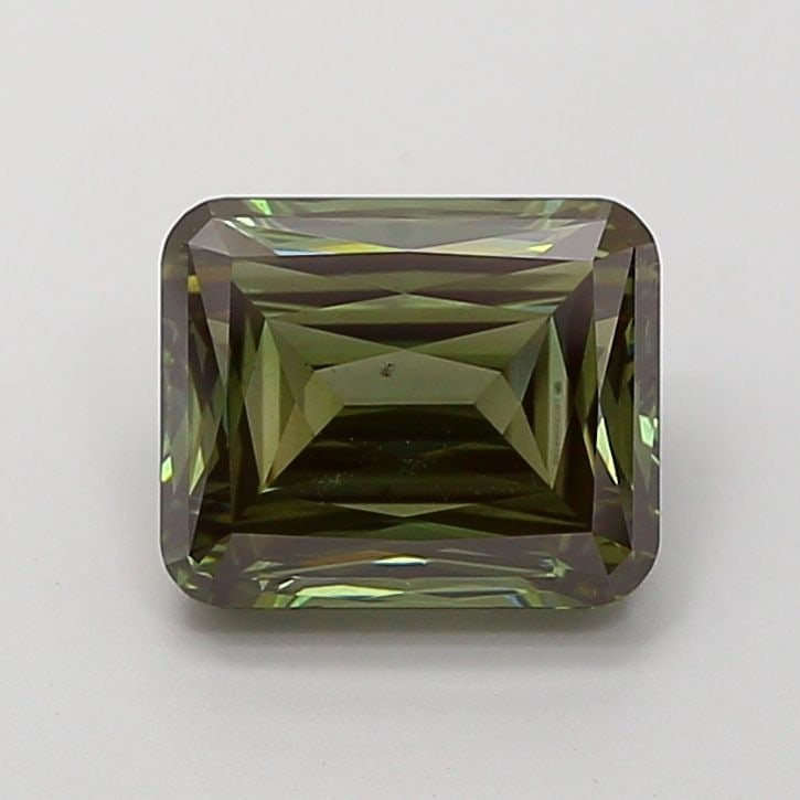 Loose Diamond - CUSHION MODIFIED 2.5ct Fancy Deep Green VS1: Loose Diamond - CUSHION MODIFIED 2.5ct Fancy Deep Green VS1 Source: This is a real non-mined Diamond that has been grown in a lab Shape: CUSHION MODIFIED Carats: 2.5 Color: Fancy Deep Green
