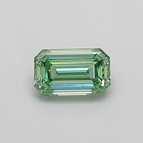 Loose Diamond - EMERALD 0.3ct Fancy Vivid Green SI1 (1 of 1)