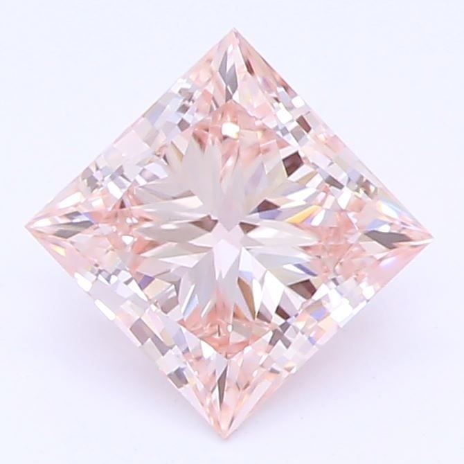 Loose Diamond - PRINCESS 0.66ct Fancy Light Pink VS1: Loose Diamond - PRINCESS 0.66ct Fancy Light Pink VS1 Source: This is a real non-mined Diamond that has been grown in a lab Shape: PRINCESS Carats: 0.66 Color: Fancy Light Pink Certification: GCAL Vide