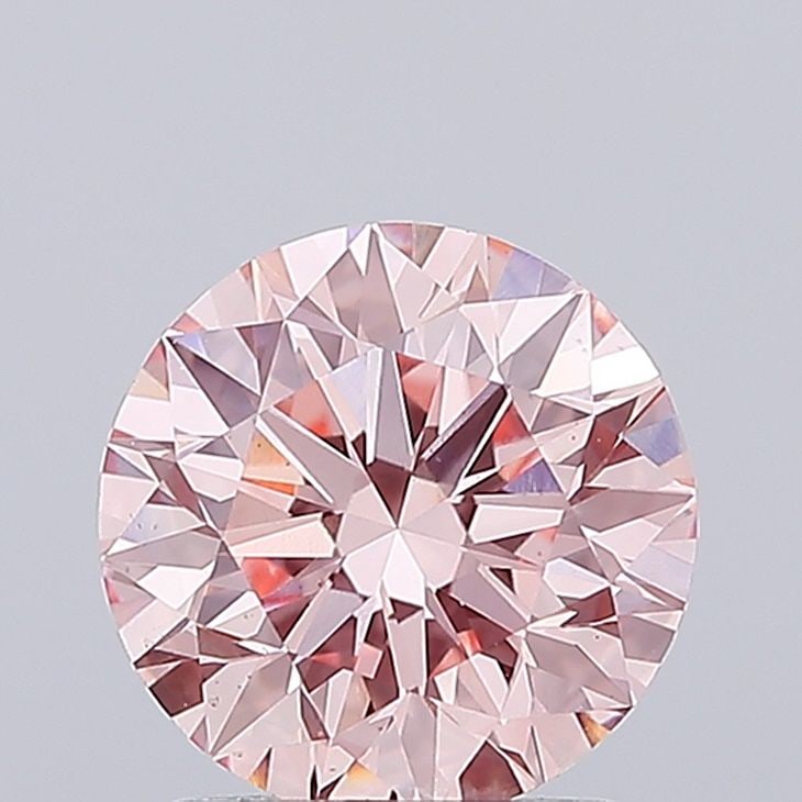 Loose Diamond - ROUND 1.95ct Fancy Intense Pink VS2: Loose Diamond - ROUND 1.95ct Fancy Intense Pink VS2 Source: This is a real non-mined Diamond that has been grown in a lab Shape: ROUND Carats: 1.95 Color: Fancy Intense Pink Certification: IGI Video: