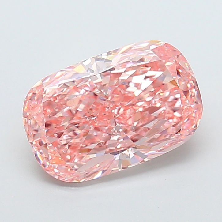 Loose Diamond - CUSHION MODIFIED 4.01ct Fancy Intense Pink VS2: Loose Diamond - CUSHION MODIFIED 4.01ct Fancy Intense Pink VS2 Source: This is a real non-mined Diamond that has been grown in a lab Shape: CUSHION MODIFIED Carats: 4.01 Color: Fancy Intense Pink Cert
