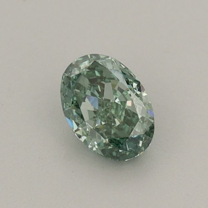 Loose Diamond - OVAL 0.42ct Fancy Vivid Green VS1: Loose Diamond - OVAL 0.42ct Fancy Vivid Green VS1 Source: This is a real non-mined Diamond that has been grown in a lab Shape: OVAL Carats: 0.42 Color: Fancy Vivid Green Certification: IGI Video: